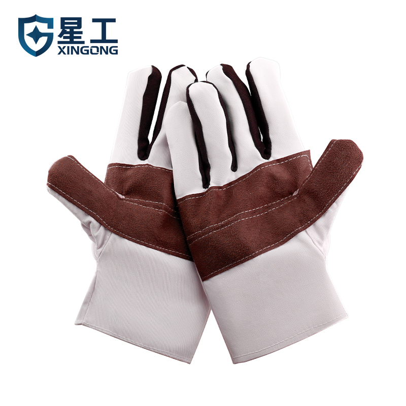 星工（XINGGONG）帆布手套 劳保加厚耐磨铁路机械搬运手套 10付装 XGS-F8
