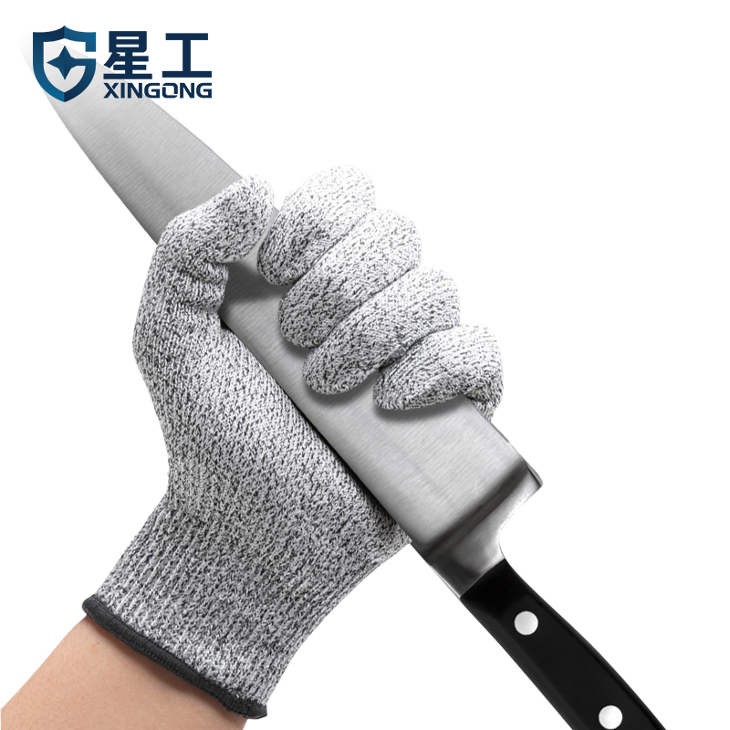 星工（XINGGONG）防割手套 5级 厨房园艺劳保防护手套 1付 XGS-G2